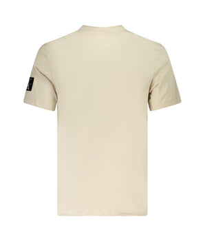 Calvin Klein Beige Cotton Men T-Shirt