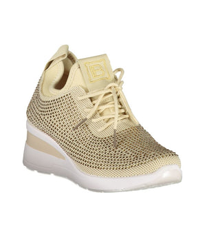 Laura Biagiotti Beige Polyester Women Sneaker