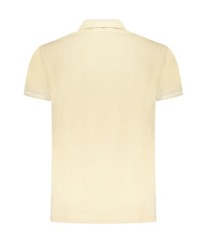 Cavalli Class Beige Cotton Men Polo Shirt
