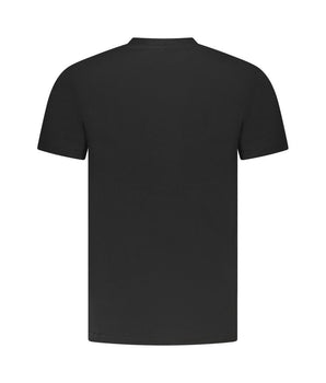 Cavalli Class Black Cotton Men T-Shirt
