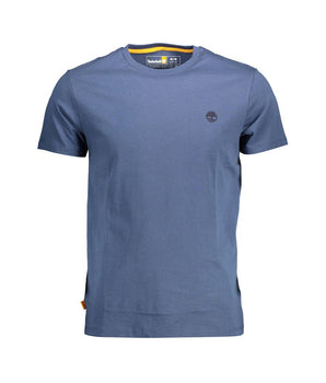 Timberland Blue Organic Cotton Men T-Shirt