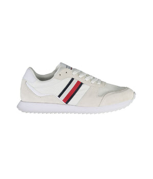 Tommy Hilfiger White Polyester Men Sneaker