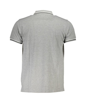 Cavalli Class Brown Cotton Men Polo Shirt