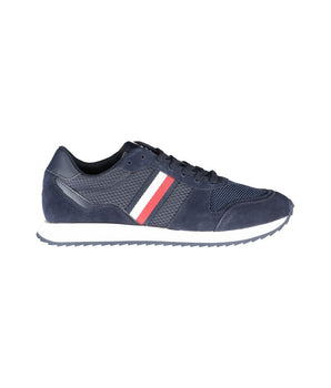Tommy Hilfiger Blue Polyester Men Sneaker