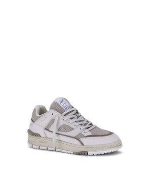 Axel Arigato White Calf Leather Bos Taurus Low Top Sneakers