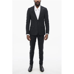 Corneliani CC COLLECTION Flax Blend RETAILORED Suit