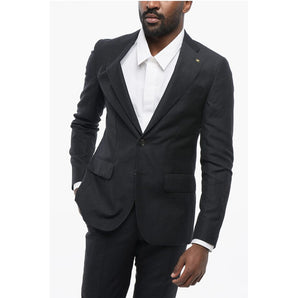 Corneliani CC COLLECTION Flax Blend RETAILORED Suit