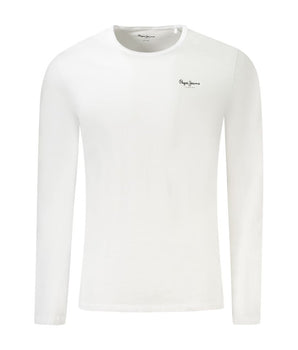 Pepe Jeans White Cotton Men T-Shirt