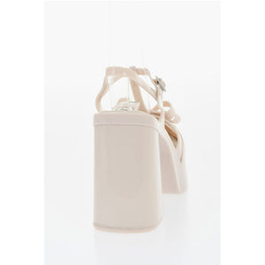 Viktor & Rolf MELISSA Solid Color Rubber PARTY T-Strap Sandals with Bows H