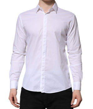 Daniele Alessandrini White Long Sleeves Dress Shirt