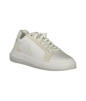 Calvin Klein White Polyethylene Men Sneaker