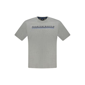 North Sails Brown Cotton Men T-Shirt