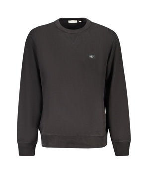 Calvin Klein Black Cotton Men Sweater
