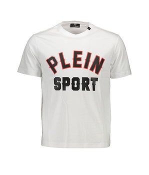 Men's Plein Sport White Cotton T-Shirt