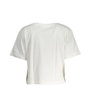 Desigual White Cotton Women T-Shirt