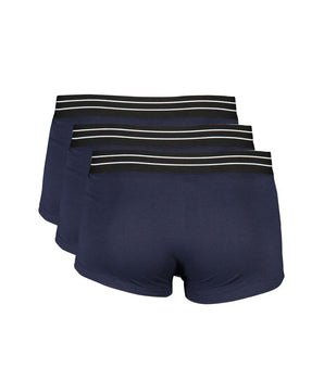 Cavalli Class Blu Cotton Men Boxer