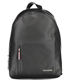 Tommy Hilfiger Black Polyester Backpack