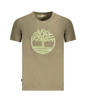 Timberland Green Cotton T-Shirt
