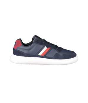 Tommy Hilfiger Blue Leather Men Sneaker