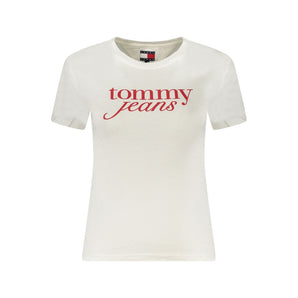 Tommy Hilfiger White Cotton Tops & T-Shirt