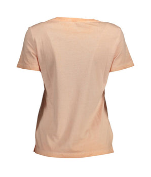 Guess Jeans Pink Cotton T-Shirt