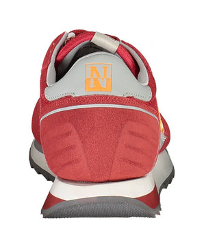 Napapijri Red Leather Men Sneaker