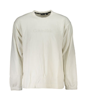 Calvin Klein White Cotton Men Sweater