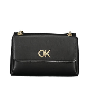 Calvin Klein Black Polyester Handbag