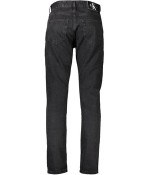 Calvin Klein Black Cotton Jeans Denim