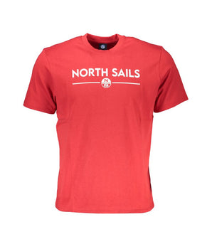 North Sails Red Cotton T-Shirt