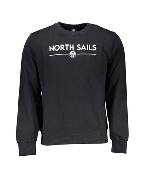 North Sails Black Cotton Men Sweater