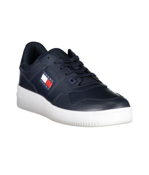 Tommy Hilfiger Blue Contrast Sneakers with Logo Detail