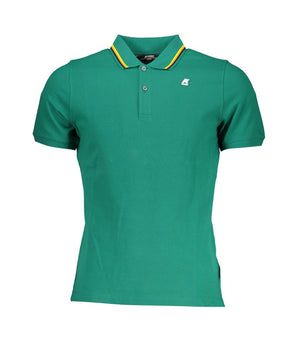 K-WAY Green Cotton Polo Shirt