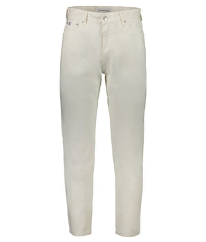 Calvin Klein White Cotton Men's Jeans