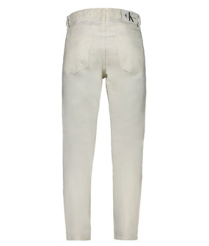 Calvin Klein White Cotton Men's Jeans