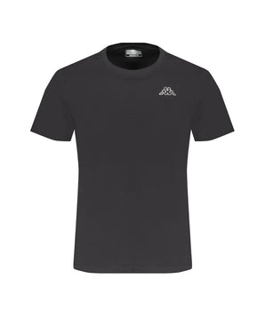 Kappa Black Cotton T-Shirt