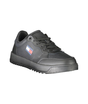 Tommy Hilfiger Black Polyethylene Men Sneaker