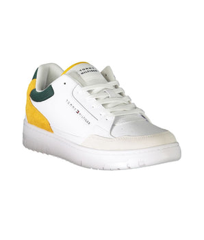 Tommy Hilfiger White Polyethylene Men Sneaker