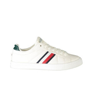 Tommy Hilfiger White Leather Men Sneaker