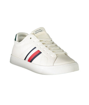 Tommy Hilfiger White Leather Men Sneaker