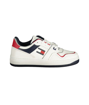 Tommy Hilfiger White Leather Men Sneaker