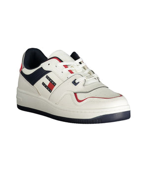 Tommy Hilfiger White Leather Men Sneaker