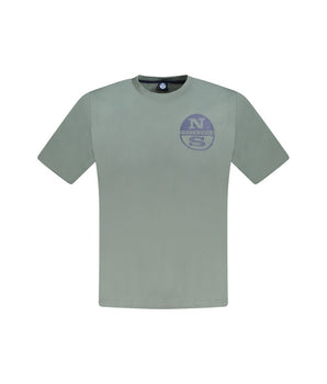 North Sails Green Cotton Men's T-Shirt