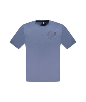 North Sails Blue Cotton Men's T-Shirt