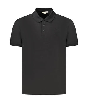Calvin Klein Black Cotton Men Polo Shirt