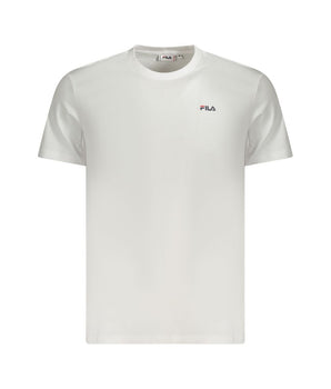 Fila White Cotton Men T-Shirt