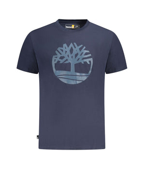 Timberland Blue Cotton T-Shirt