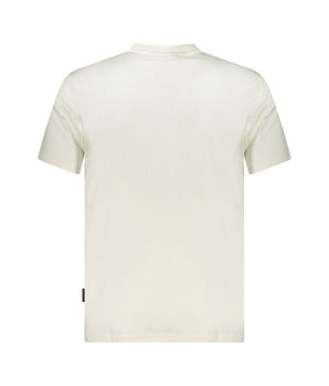 Napapijri White Cotton Men T-Shirt