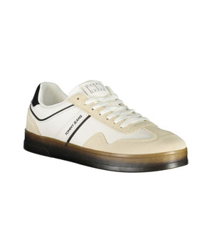 Tommy Hilfiger White Leather Men Sneaker