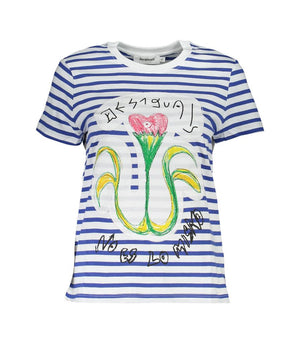 Desigual Blue Cotton Women T-Shirt